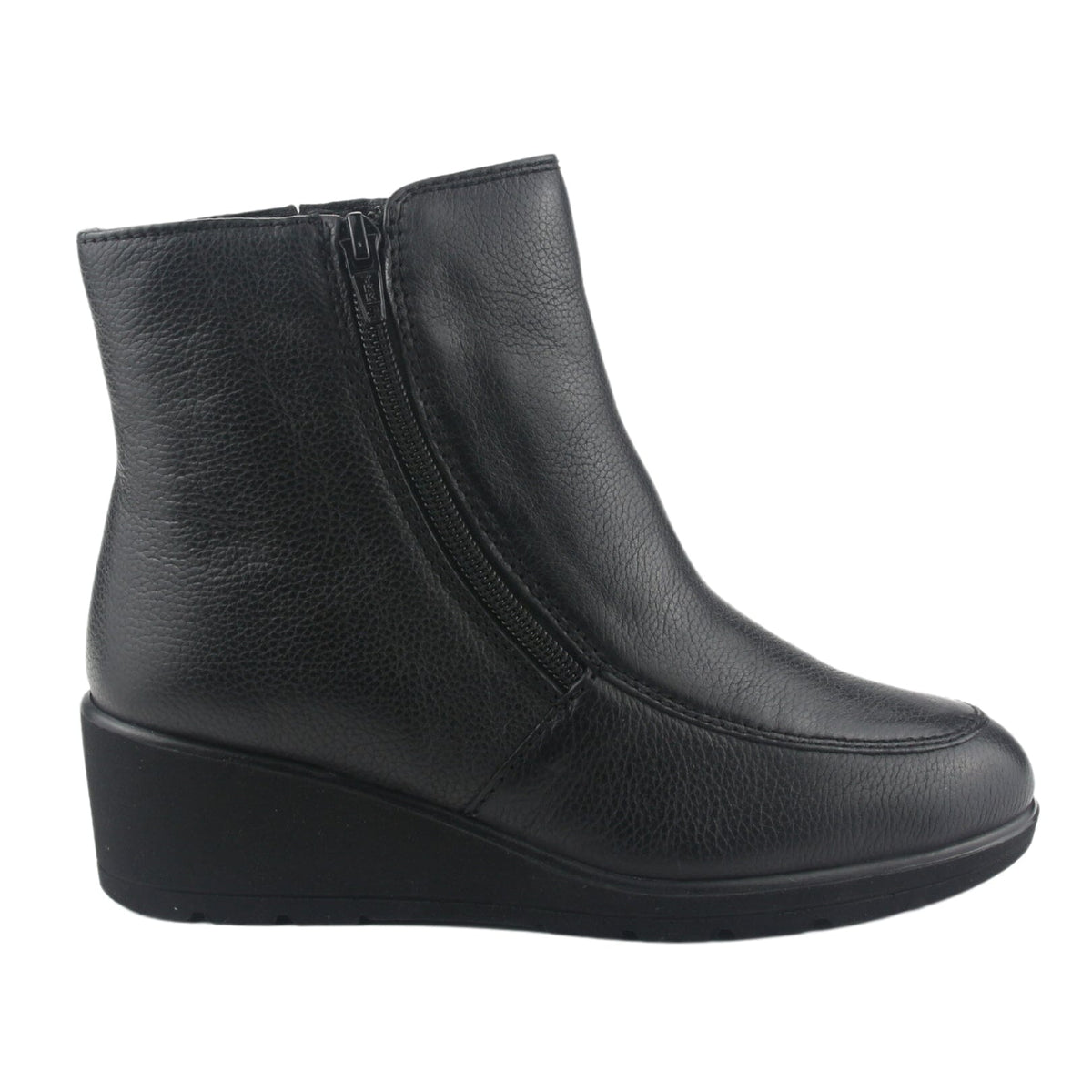 Botin de Cuero Chalada Mujer Maqui-1 Negro Casual Botines Taco Chalada 