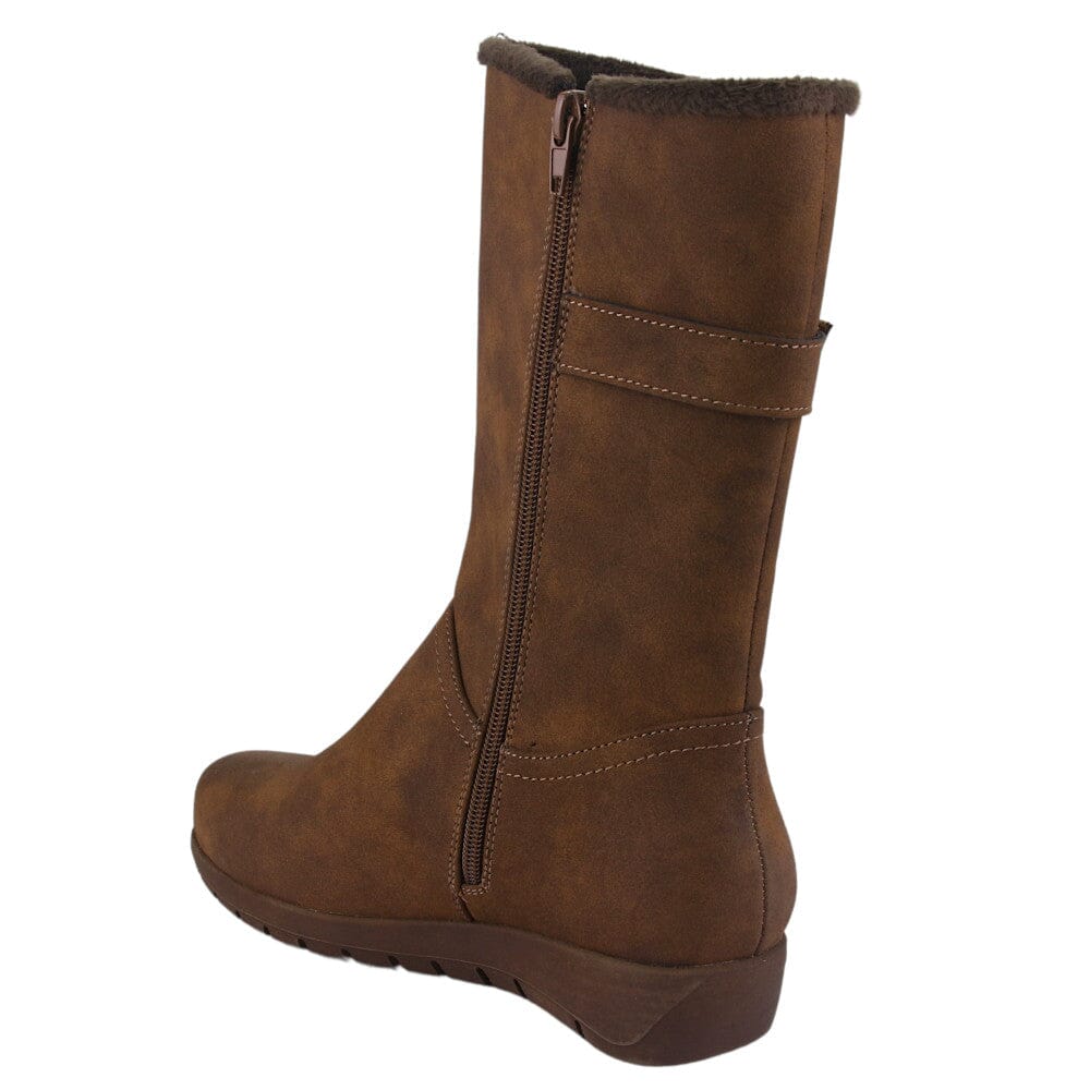 Botin Dorette Mujer Jokono-3 Tostado Casual Botines Dorette 