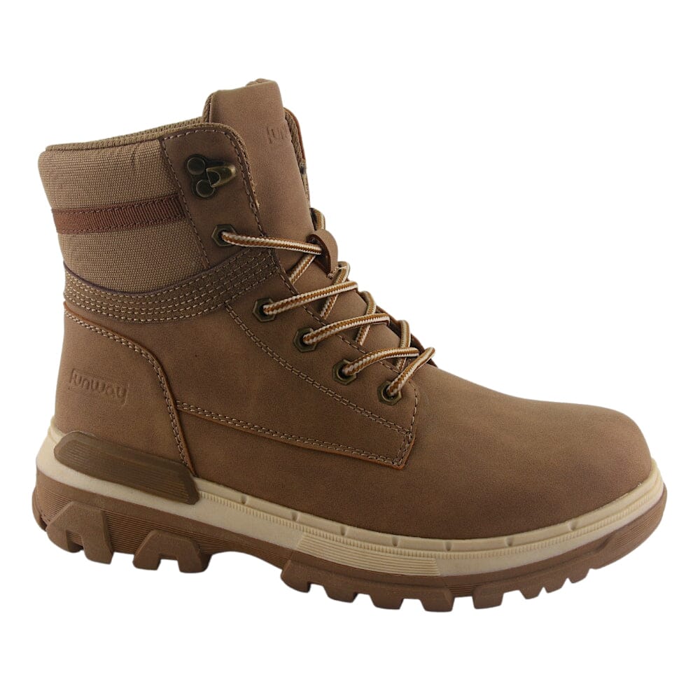 Botin Funway Mujer Drew-1 Beige Casual Botines Funway 