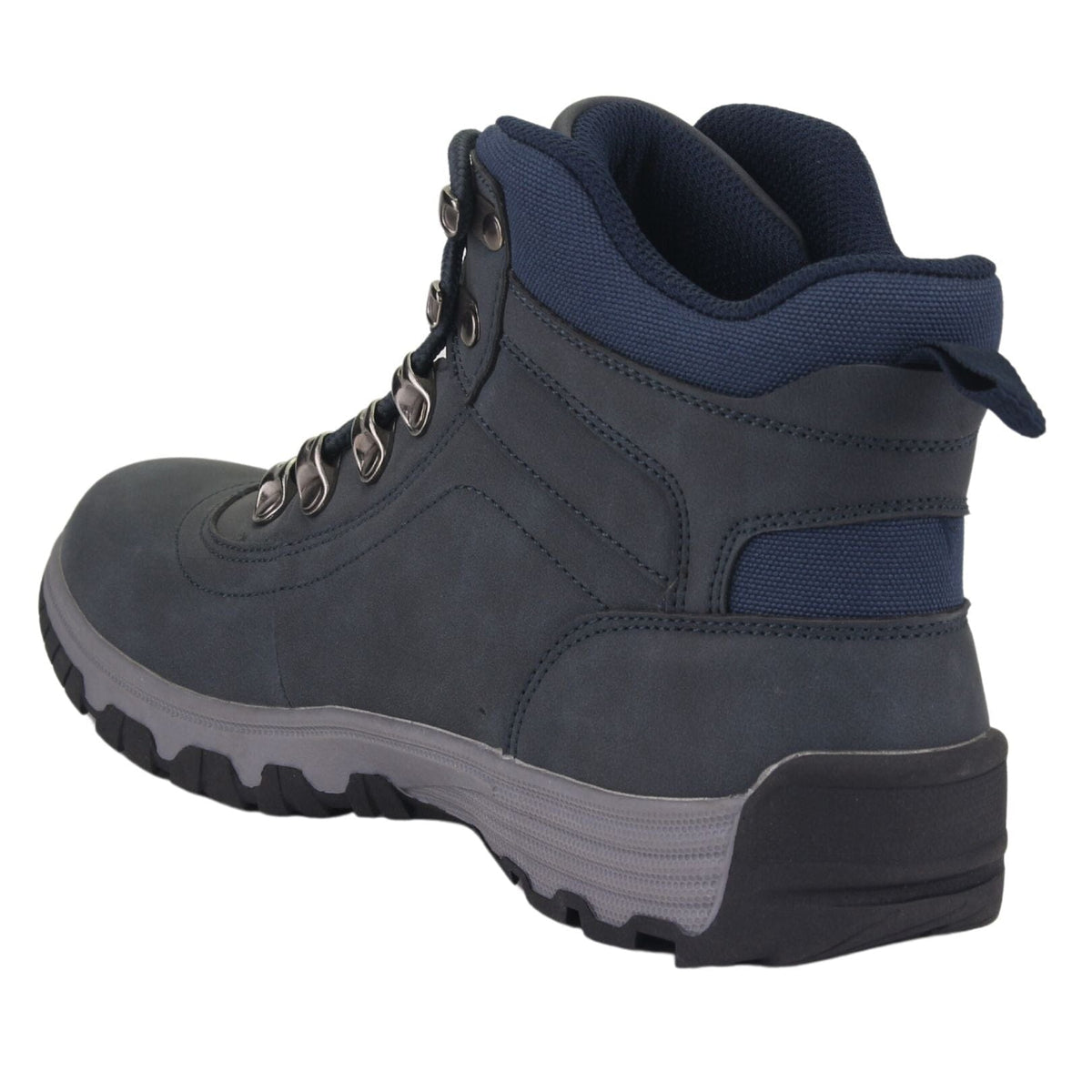 Botin Funway Mujer Opra-1 Azul Marino Casual Botas Taco Funway 