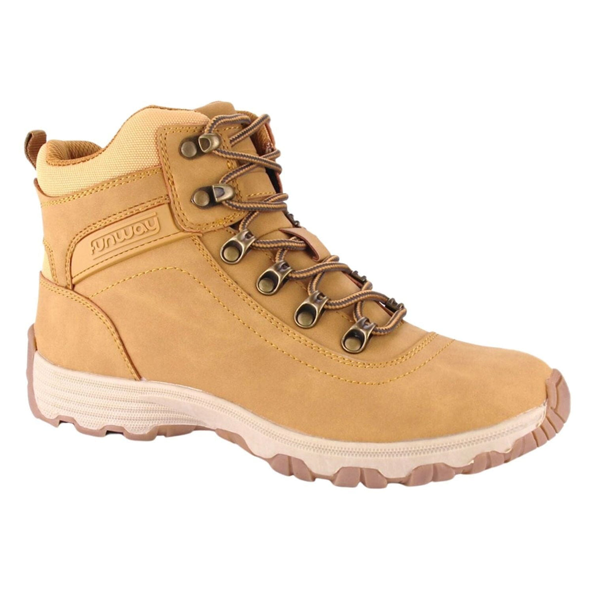 Botin Funway Mujer Opra-1 Camel Casual Botines Funway 