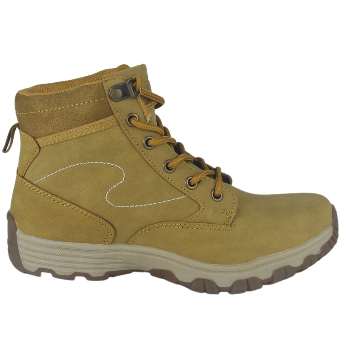 Botin Funway Mujer Opra-2 Camel Casual Botines Funway 