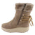 Botin Funway Mujer Tija-34 Beige Casual Botines Funway 