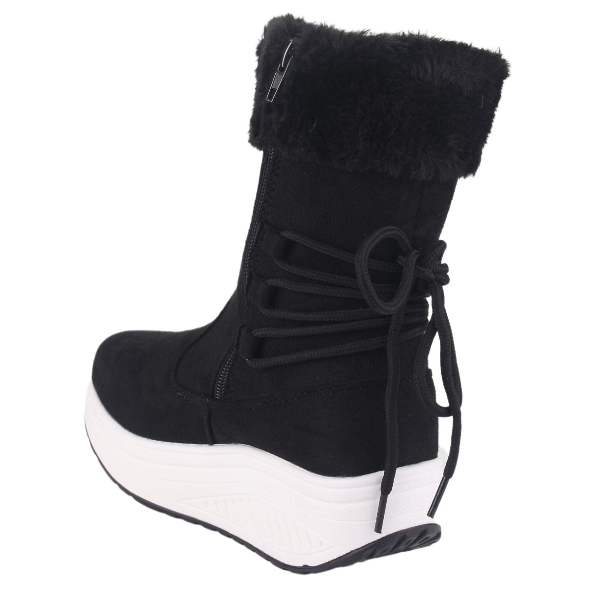 Botin Funway Mujer Tija-34 Negro Casual Botines Funway 