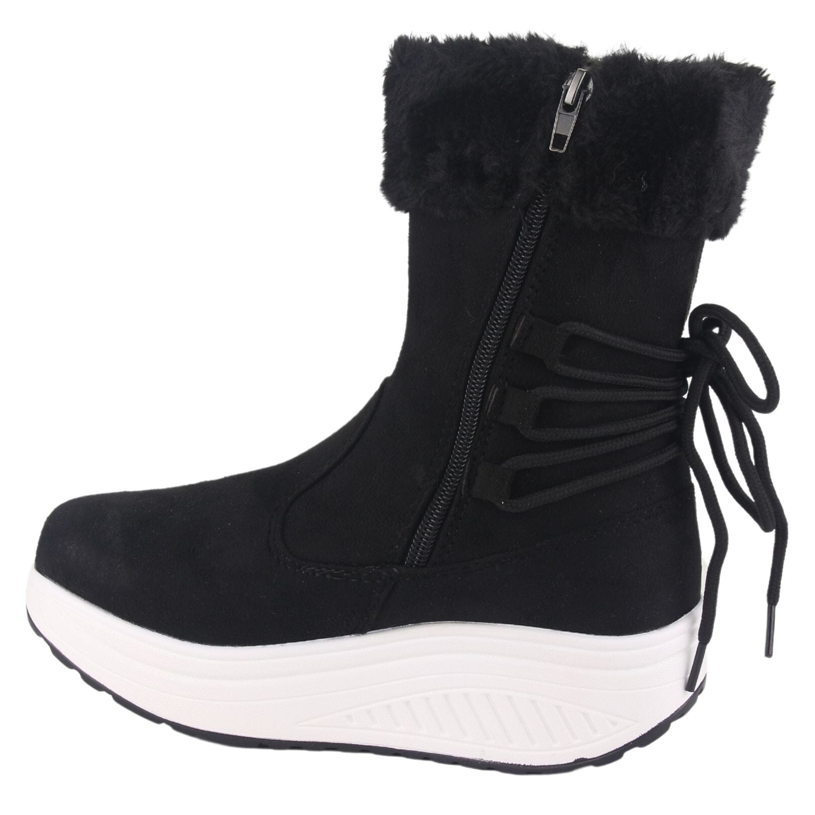 Botin Funway Mujer Tija-34 Negro Casual Botines Funway 