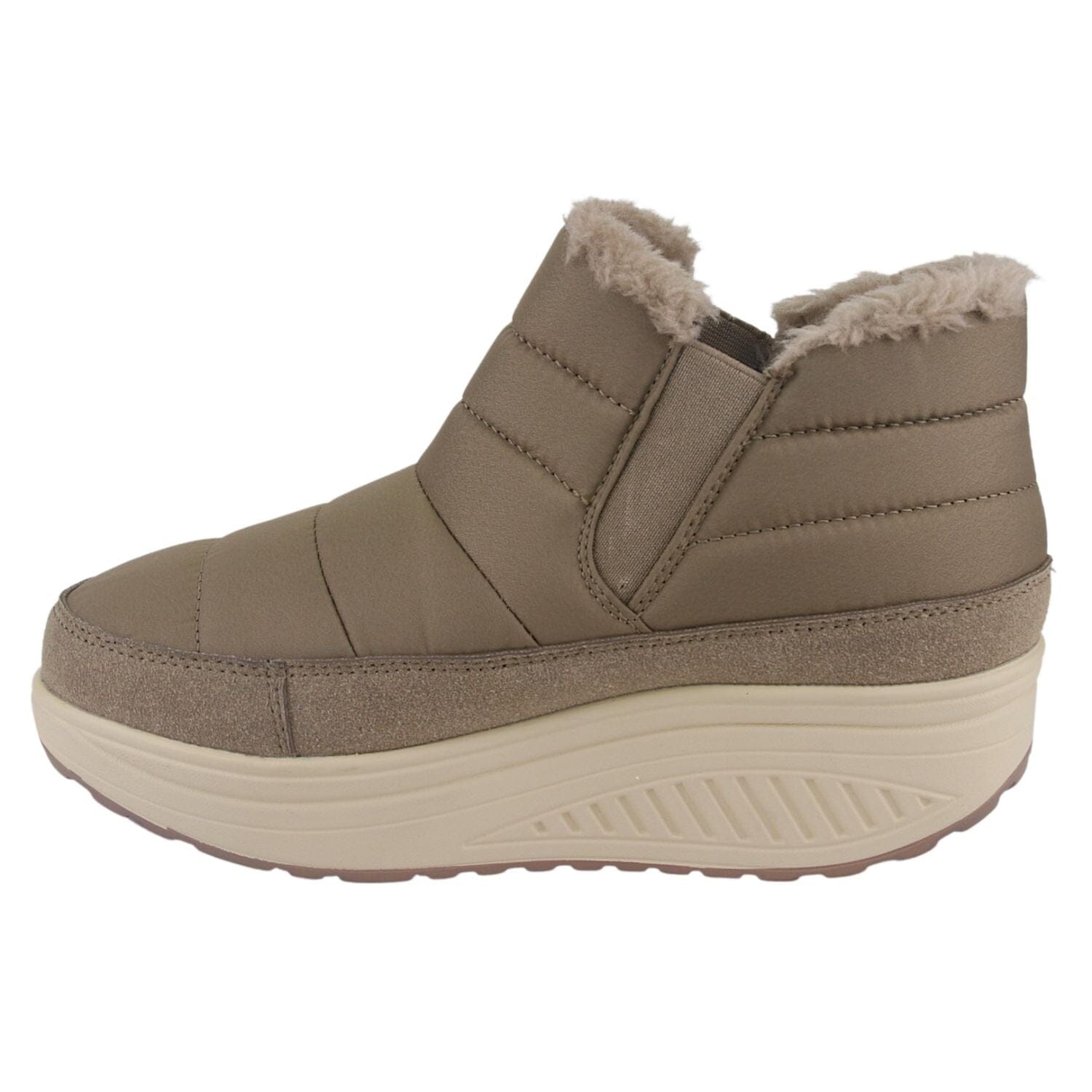 Botin Funway Mujer Tija-36 Beige Casual Botines Funway 