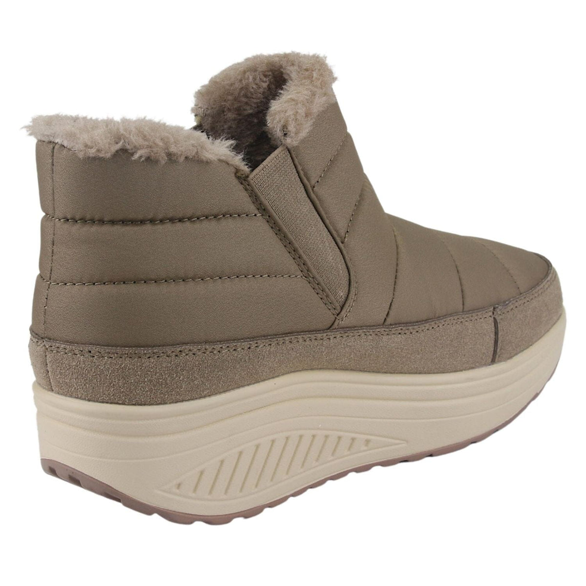 Botin Funway Mujer Tija-36 Beige Casual Botines Funway 