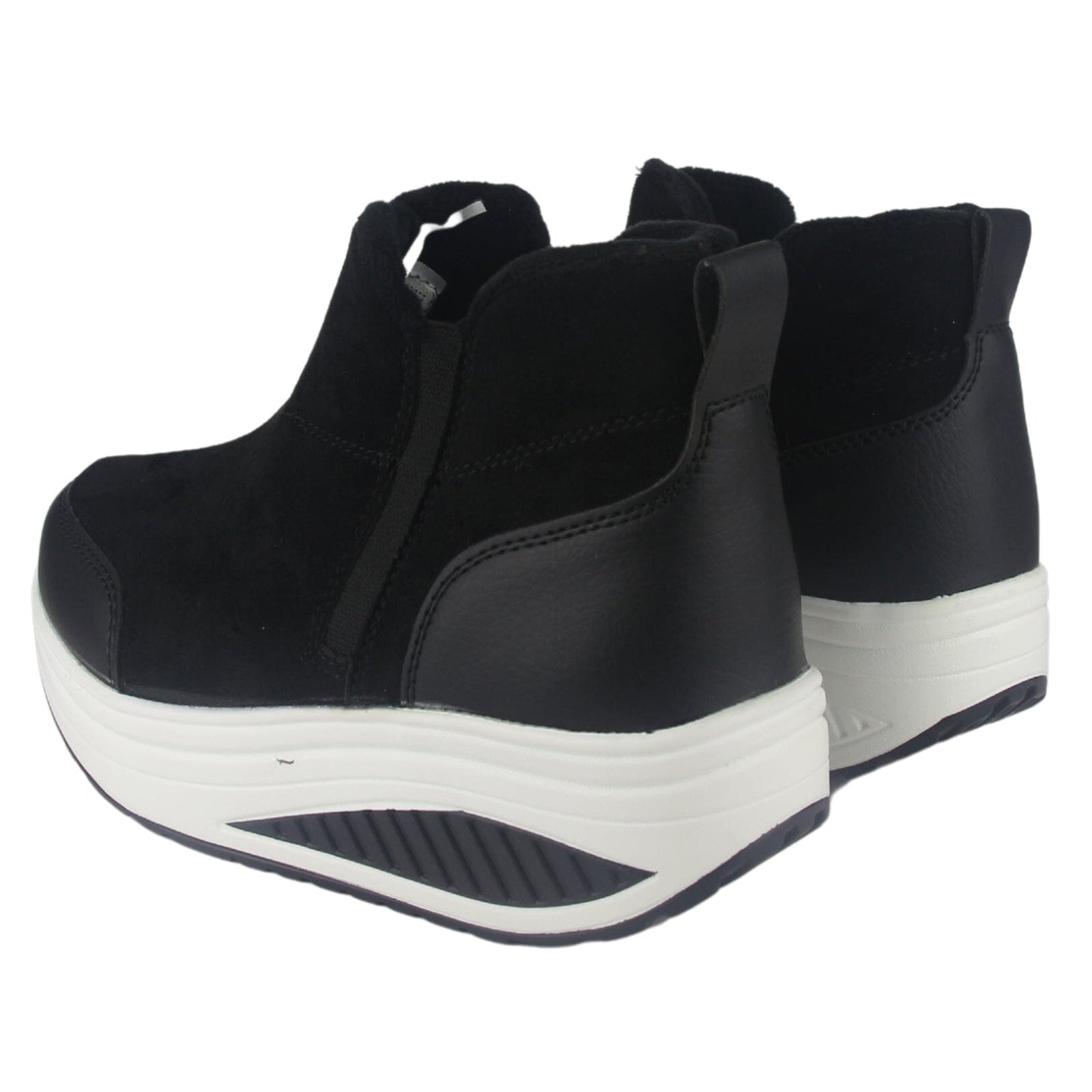 Botin Funway Mujer Tija-4 Negro Casual Botines Funway 