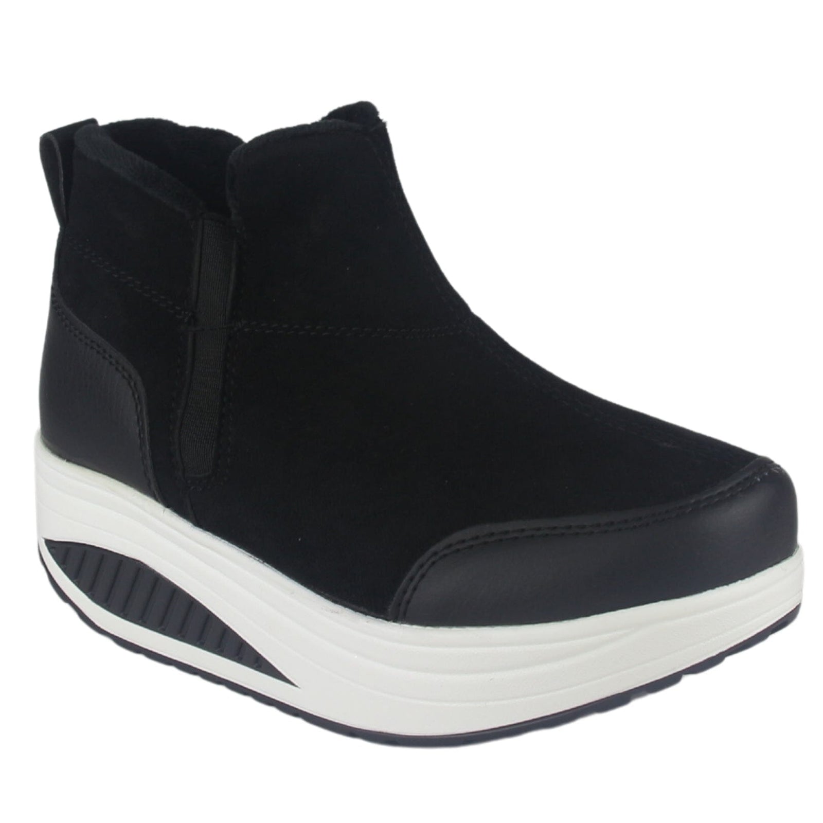Botin Funway Mujer Tija-4 Negro Casual Botines Funway 