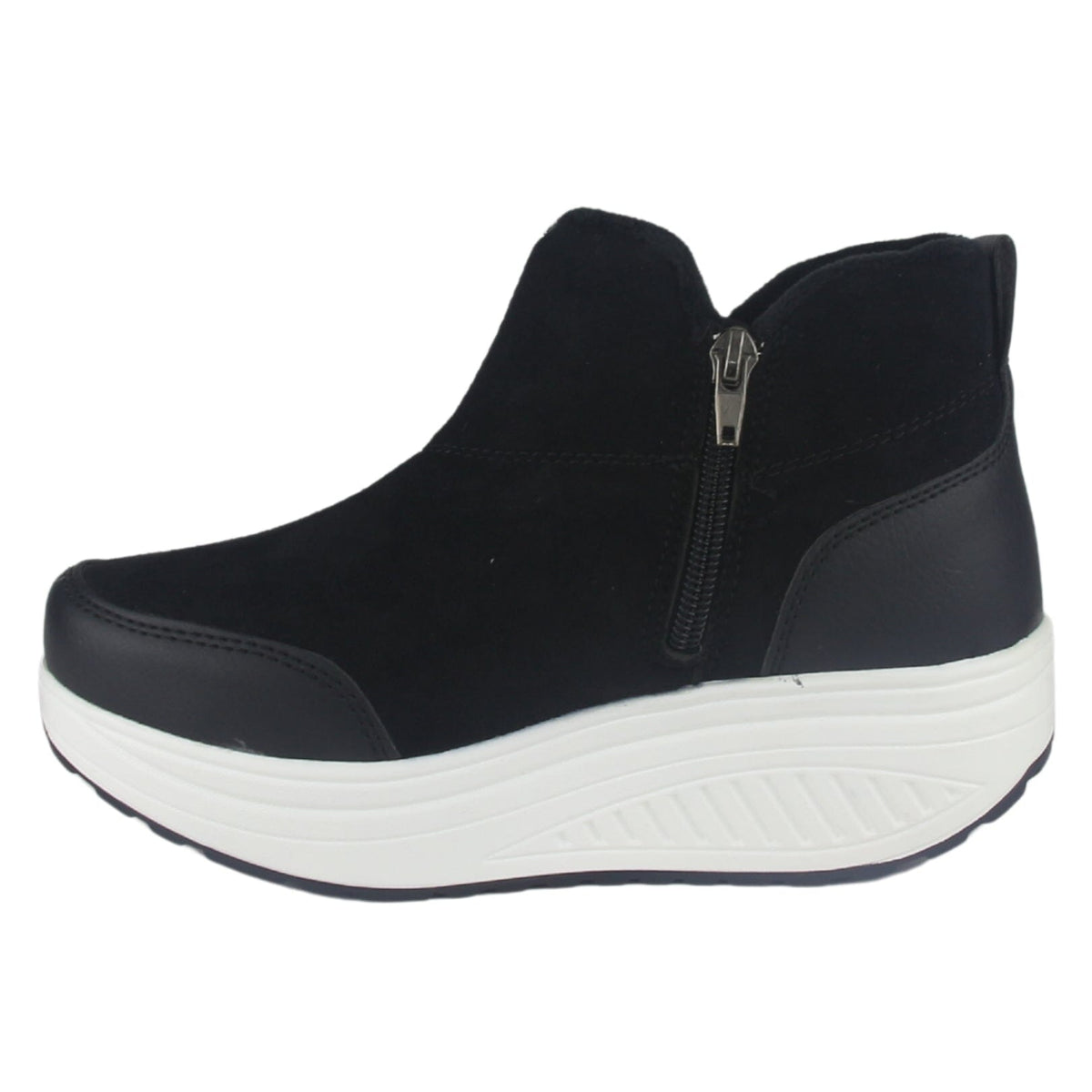Botin Funway Mujer Tija-4 Negro Casual Botines Funway 