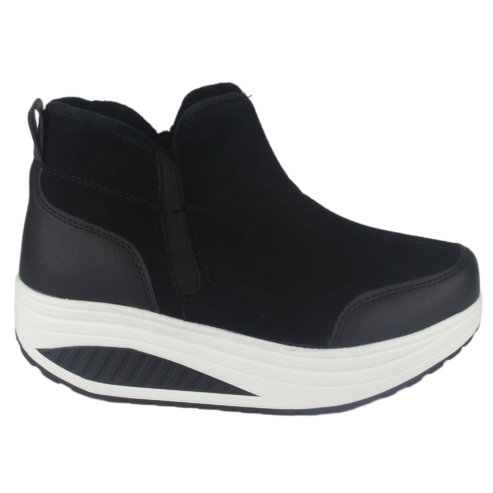 Botin Funway Mujer Tija-4 Negro Casual Botines Funway 