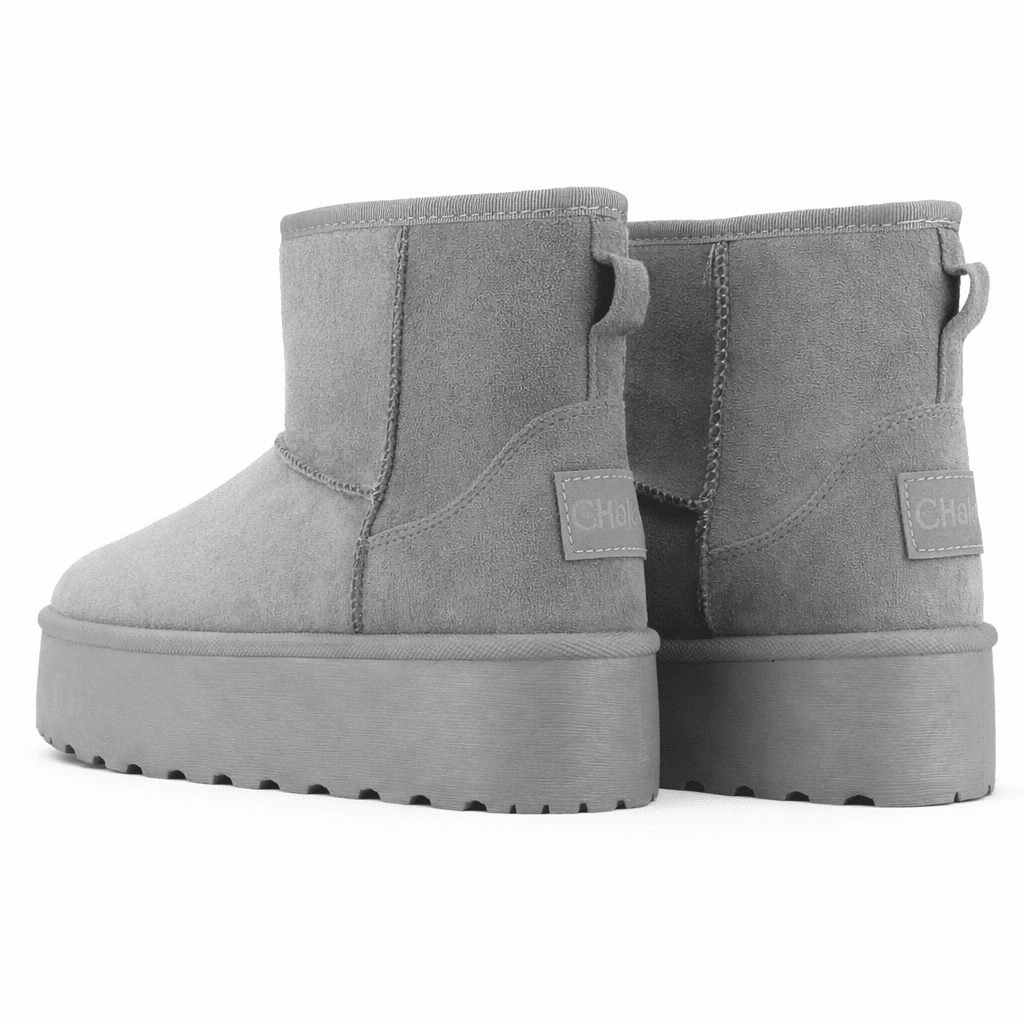 Botin Gris Mujer Casual Chalada Pinguih Botines Taco Chalada