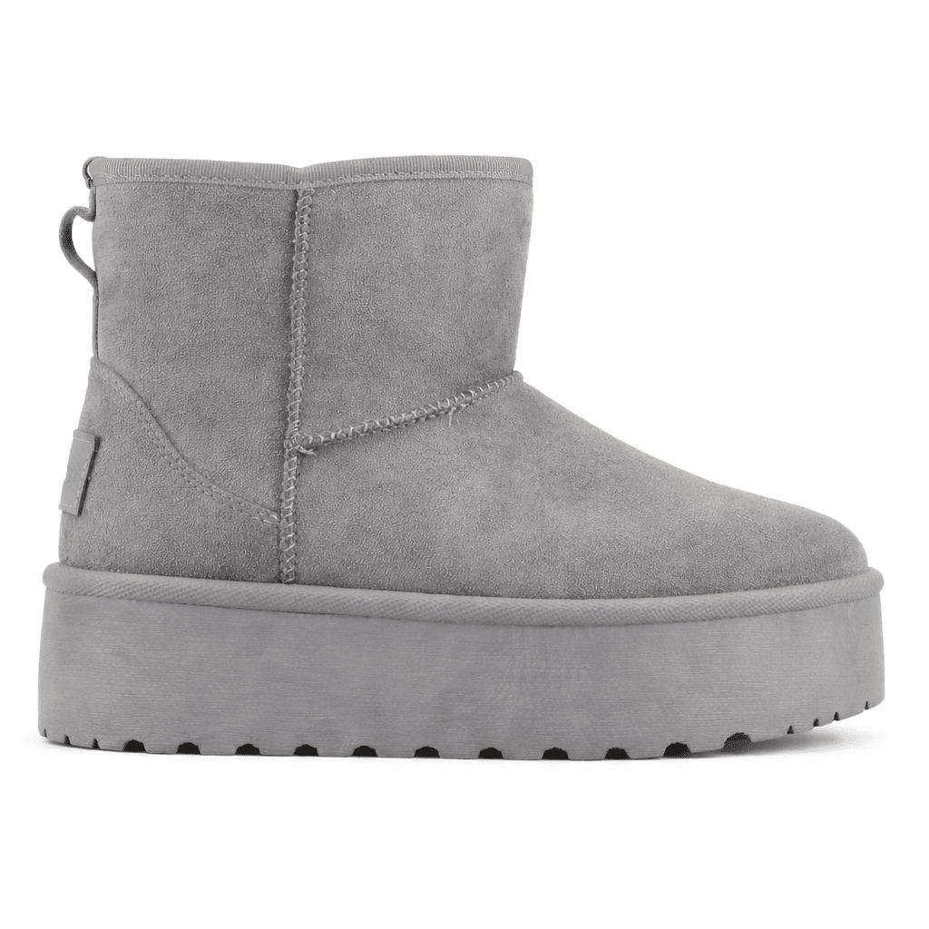 Botin Gris Mujer Casual Chalada Pinguih Botines Taco Chalada