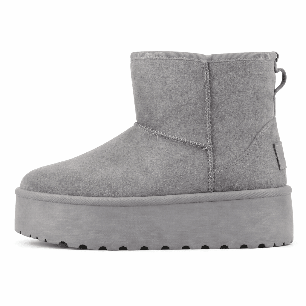 Botin Gris Mujer Casual Chalada Pinguih Botines Taco Chalada