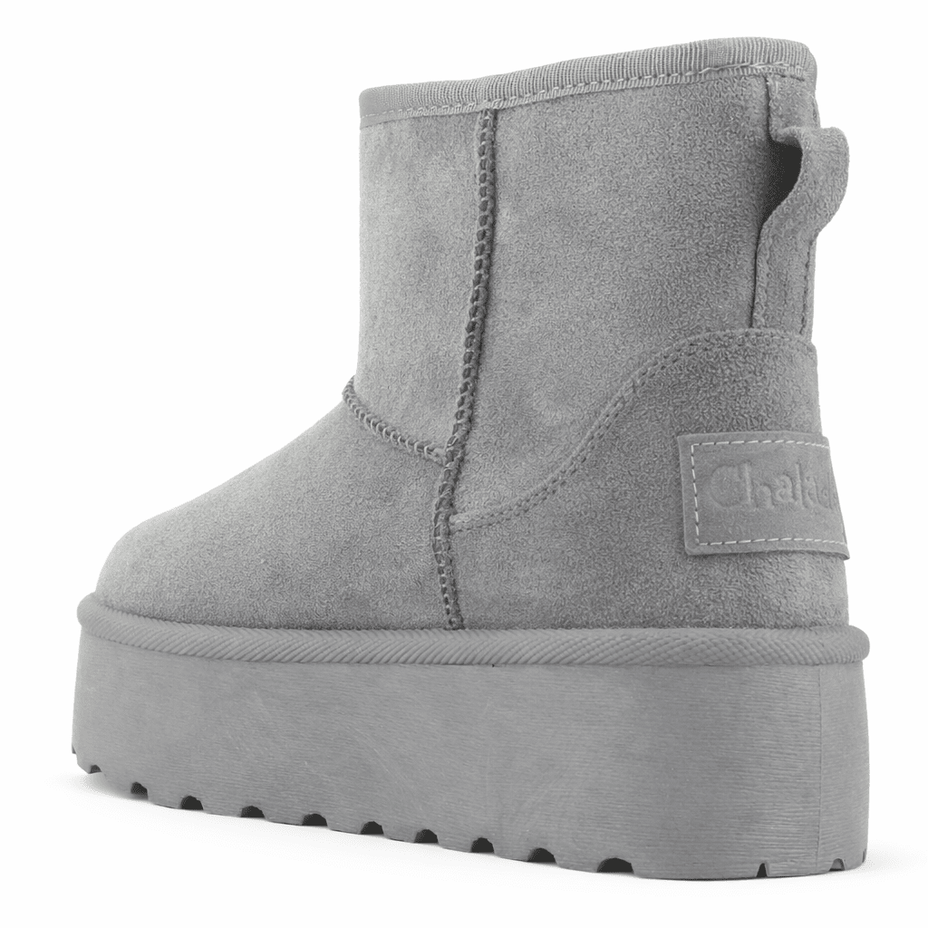 Botin Gris Mujer Casual Chalada Pinguih Botines Taco Chalada