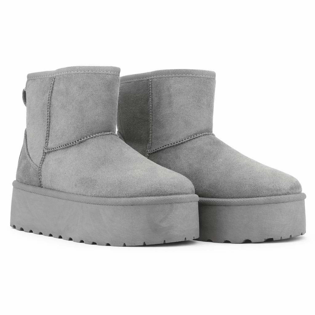 Botin Gris Mujer Casual Chalada Pinguih Botines Taco Chalada