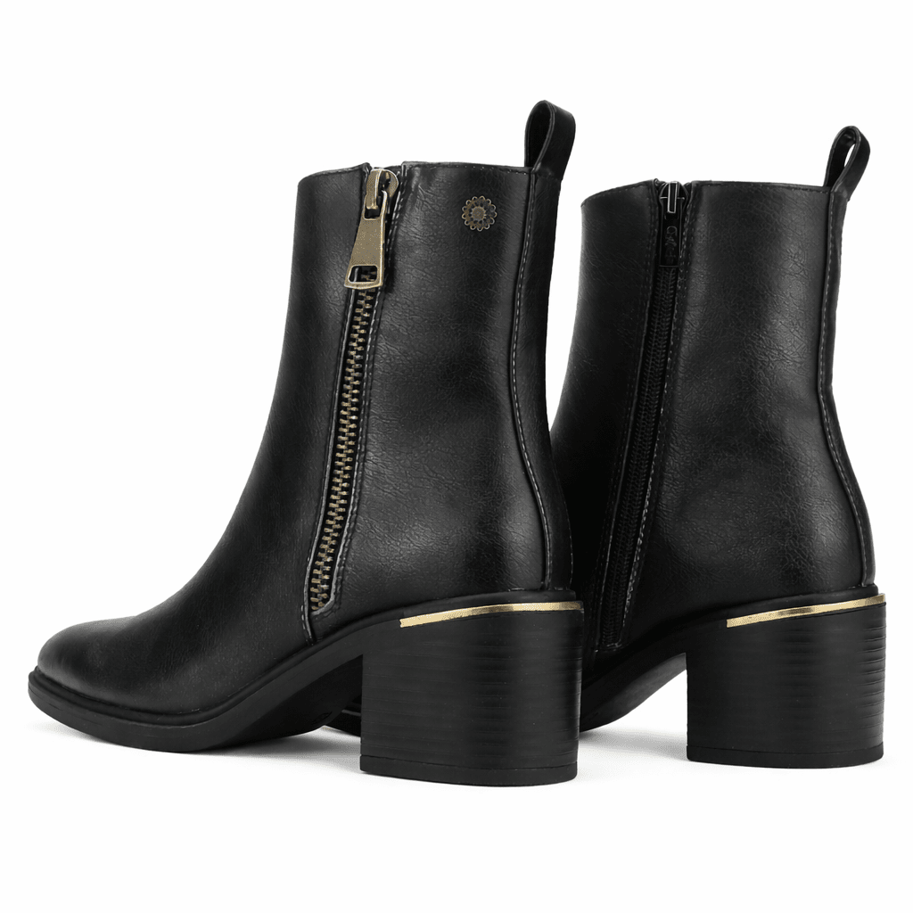 Botin Gris Mujer Casual Chalada Sonora Botines Taco Chalada 