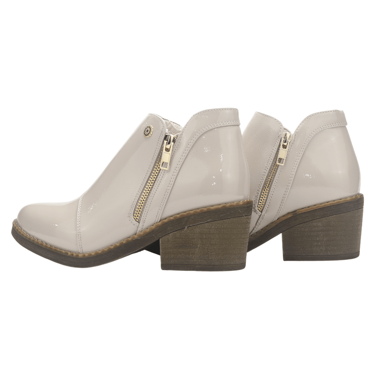 Botin Mujer Chalada Camp-31 Beige Casual Botines Taco Chalada 