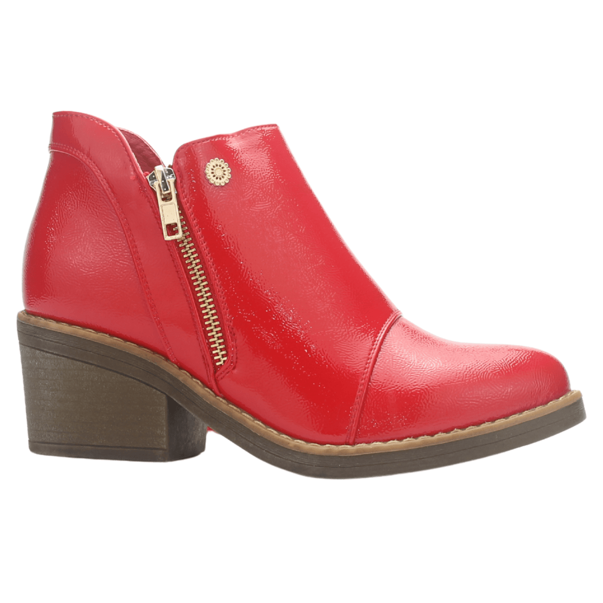Botin Mujer Chalada Camp-31 Rojo Casual Botines Taco Chalada 35 Rojo 