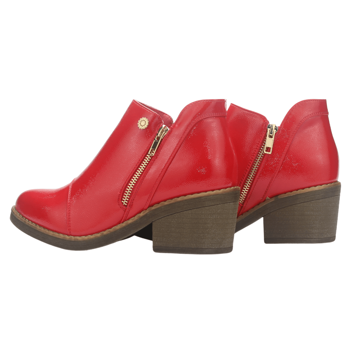 Botin Mujer Chalada Camp-31 Rojo Casual Botines Taco Chalada 