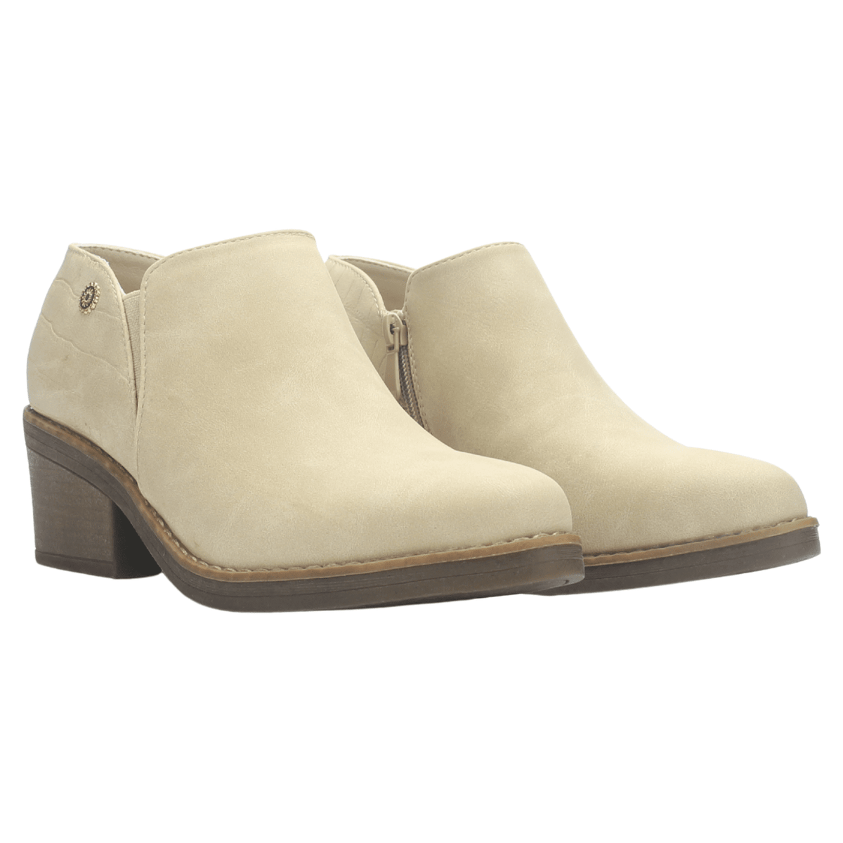 Botin Mujer Chalada Camp-51 Beige Casual Botines Taco Chalada 