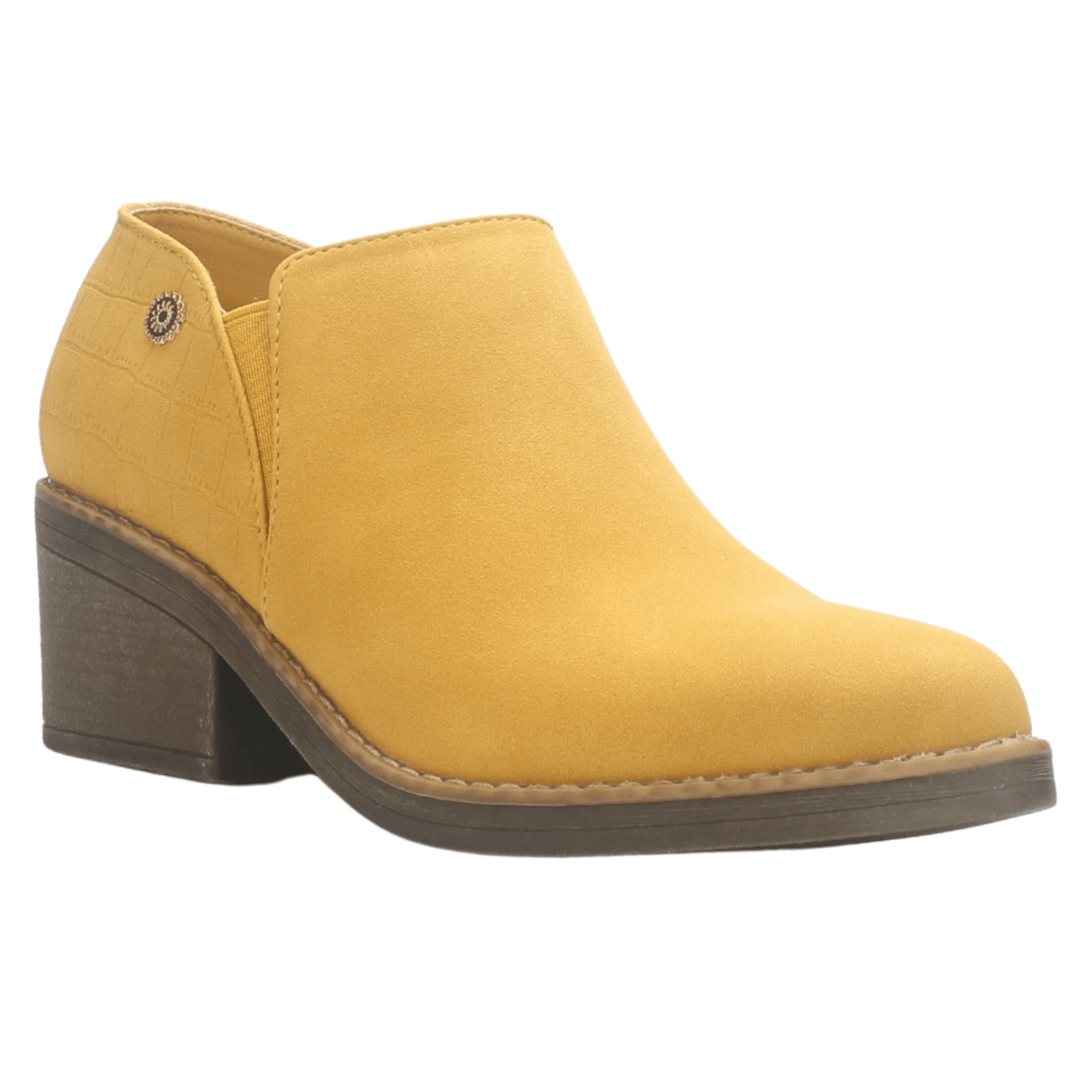 Botin Mujer Chalada Camp-51 Mostaza Casual Botines Taco Chalada 
