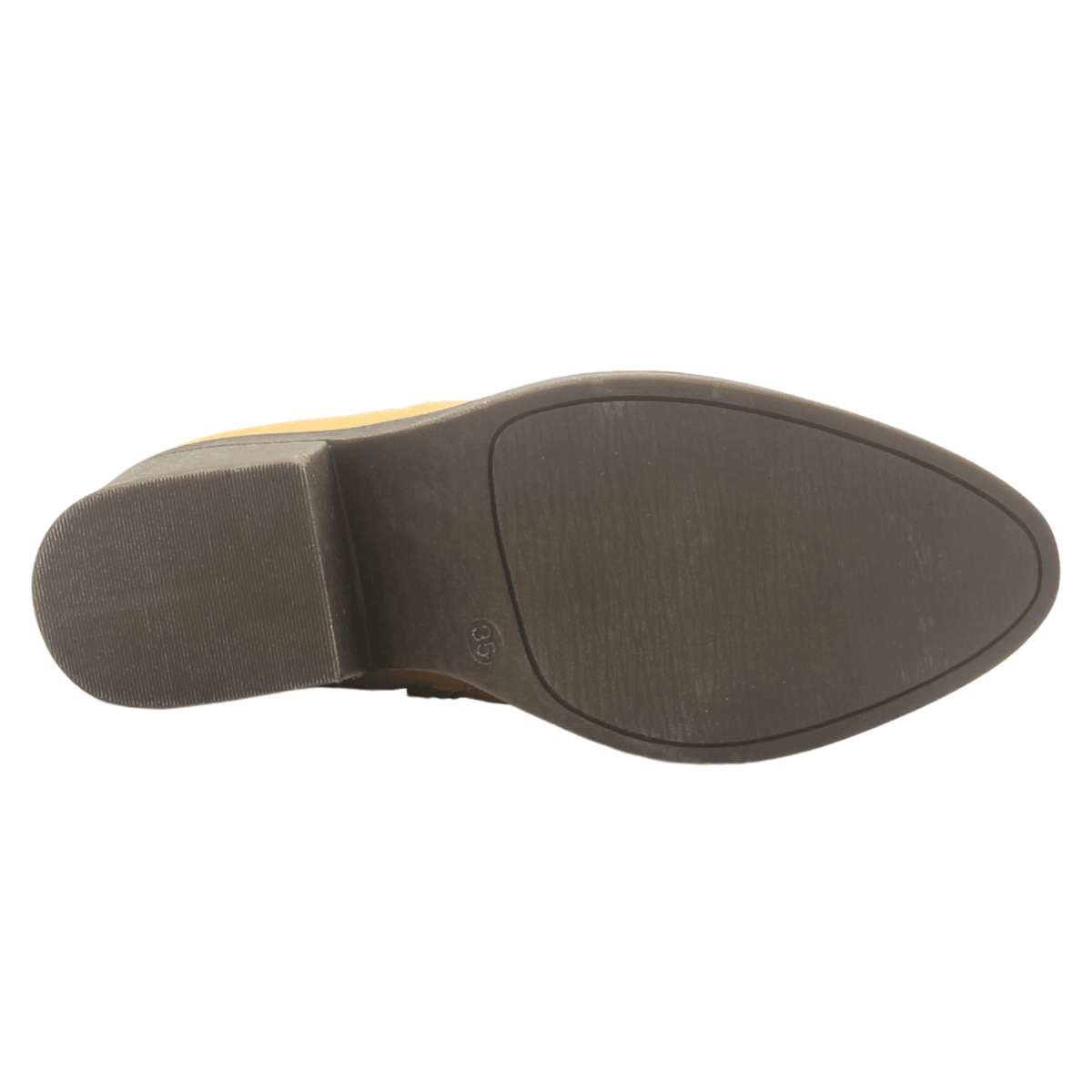 Botin Mujer Chalada Camp-51 Mostaza Casual Botines Taco Chalada 