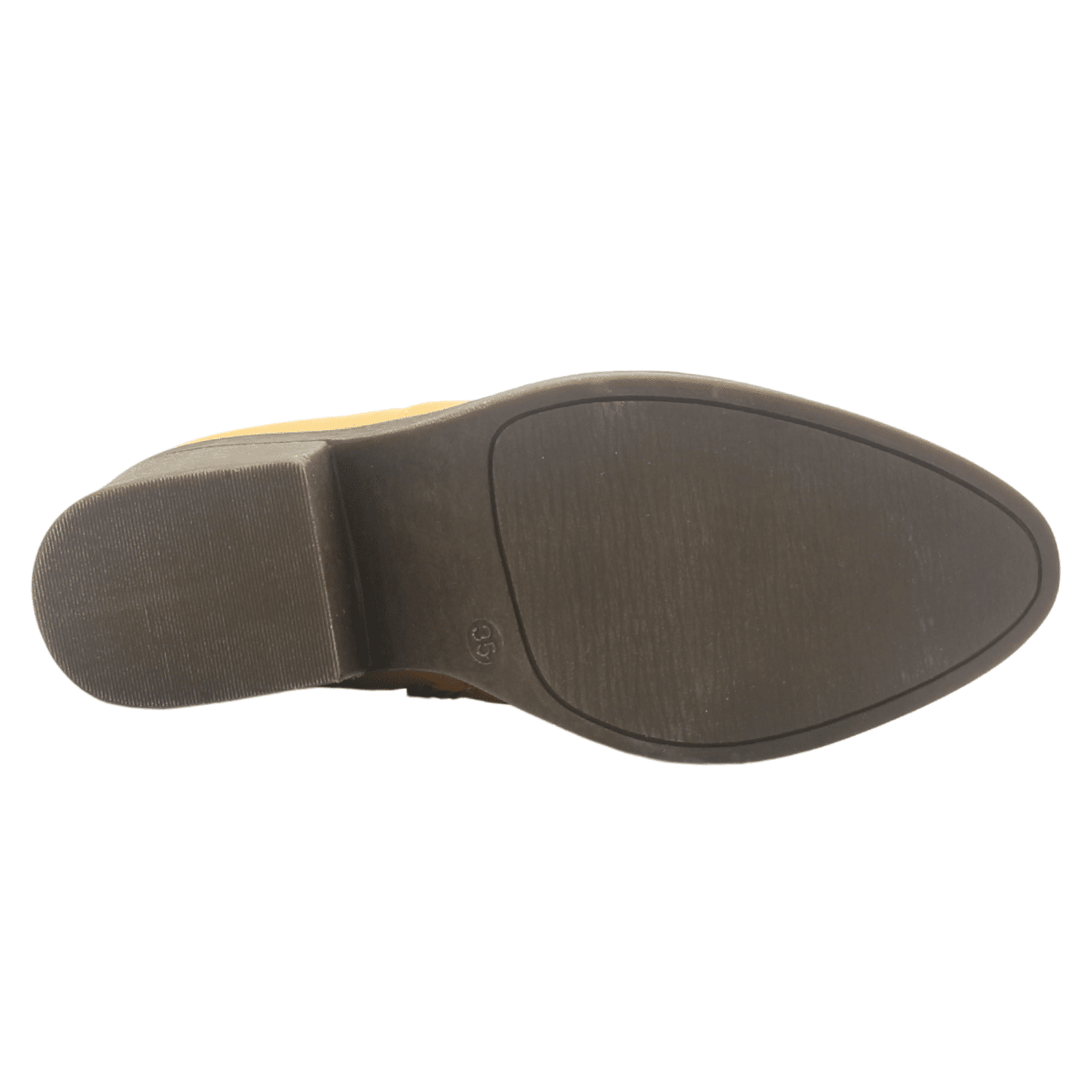 Botin Mujer Chalada Camp-51 Mostaza Casual Botines Taco Chalada 