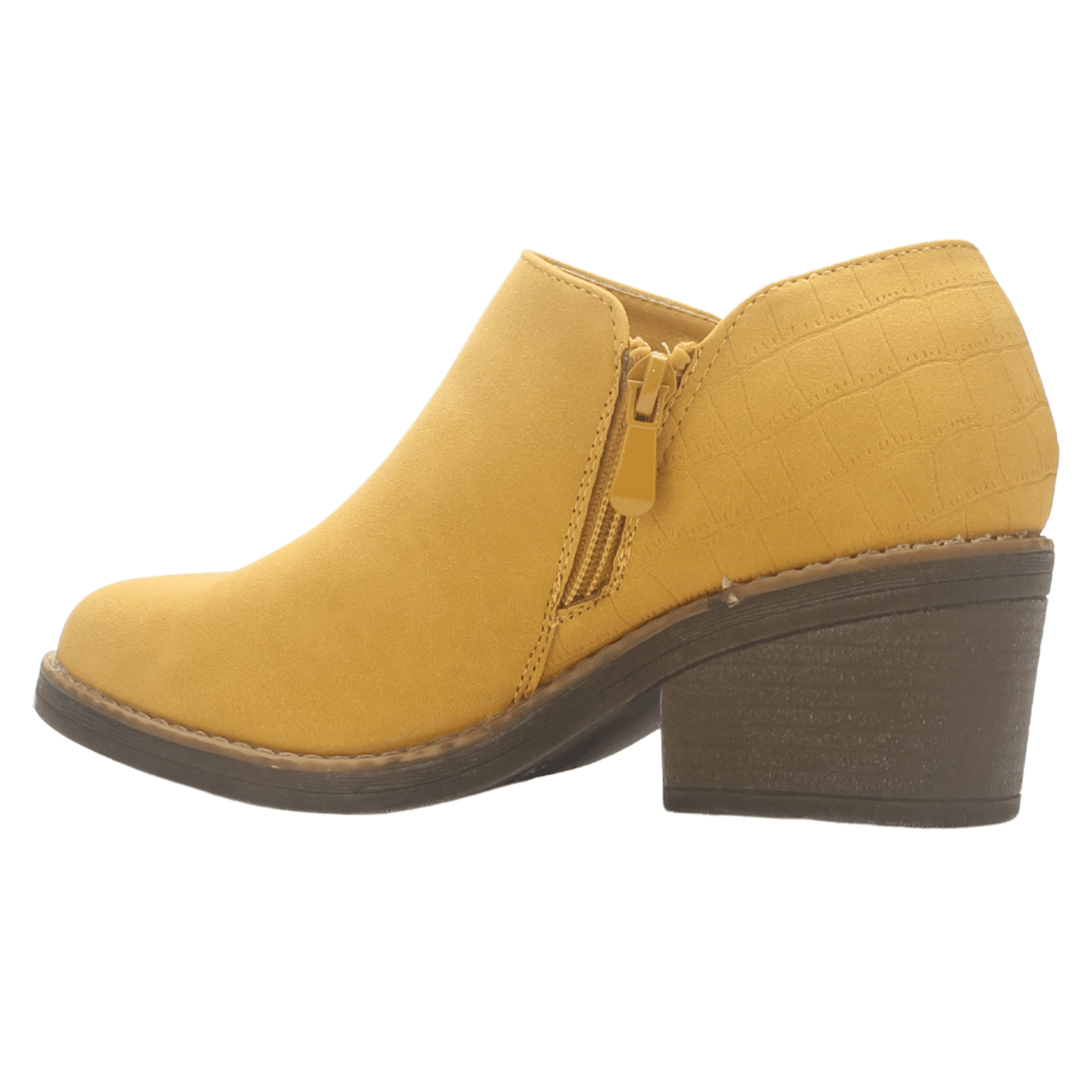Botin Mujer Chalada Camp-51 Mostaza Casual Botines Taco Chalada 
