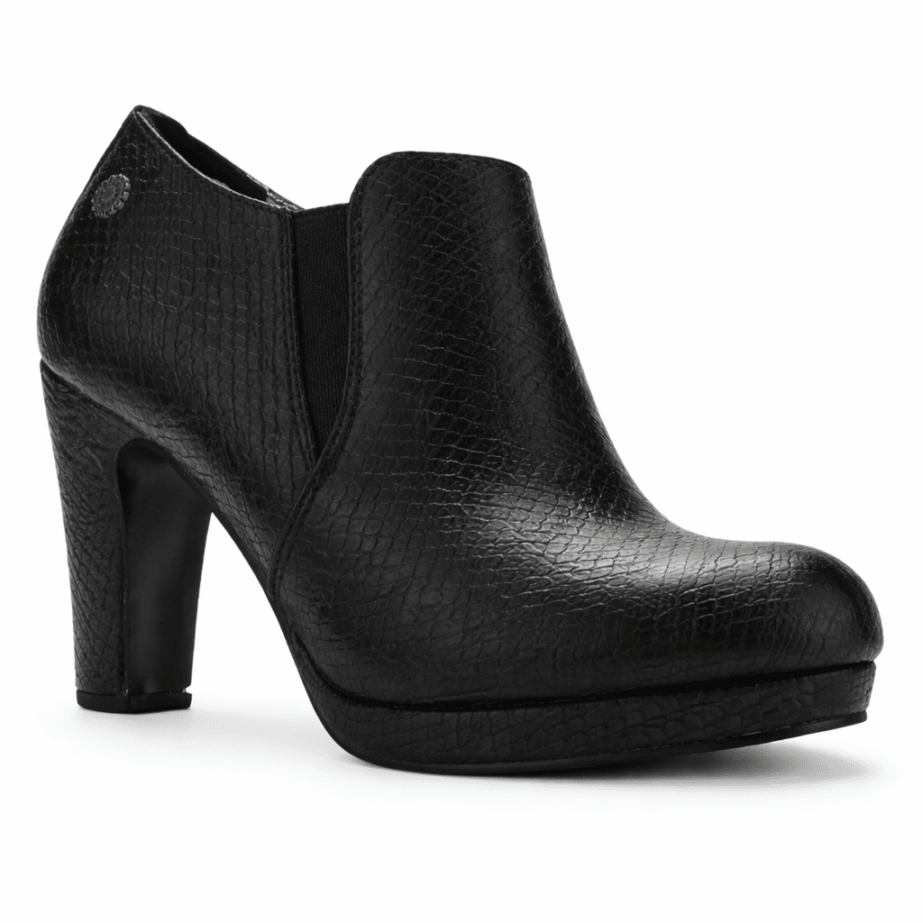 Botin Negro Mujer Casual Chalada Bambina Botines Taco Chalada 