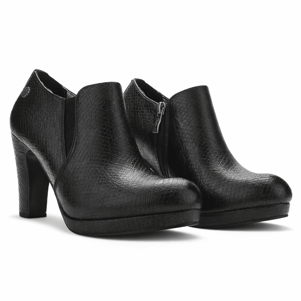 Botin Negro Mujer Casual Chalada Bambina Botines Taco Chalada 
