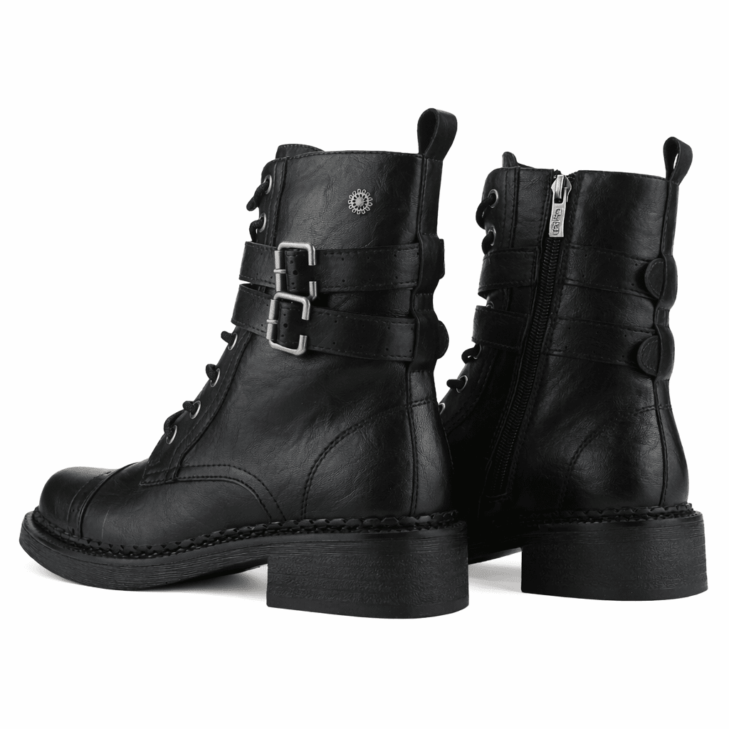 Botin Negro Mujer Casual Chalada Biry Botines Taco Chalada 