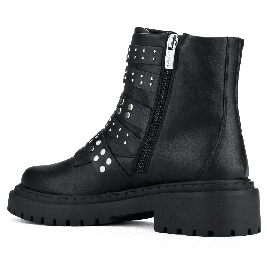 Botin Negro Mujer Casual Chalada Bristol Botines Taco Chalada 