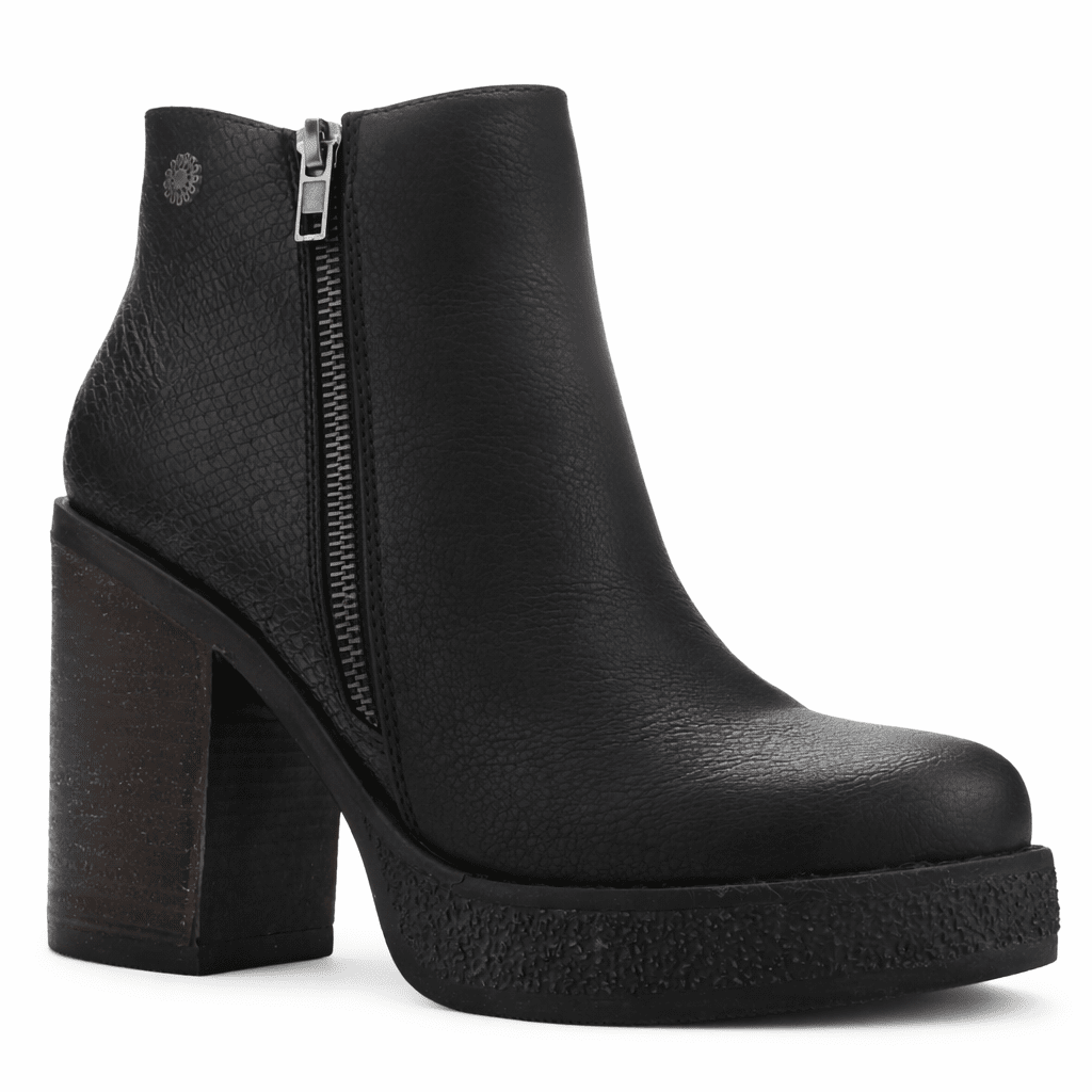 Botin Negro Mujer Casual Chalada Ella Botines Taco Chalada 