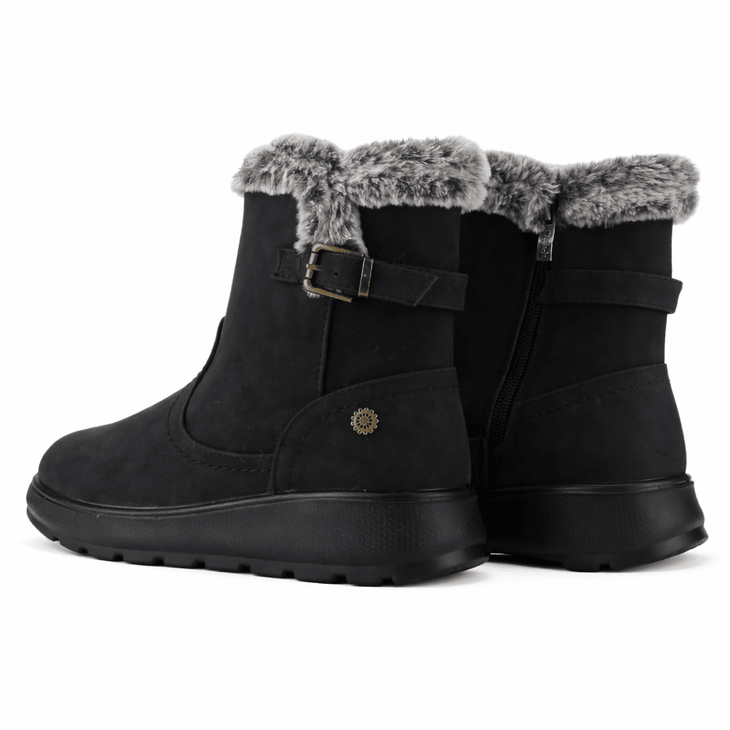 Botin Negro Mujer Casual Chalada Floria Botines Taco Chalada 