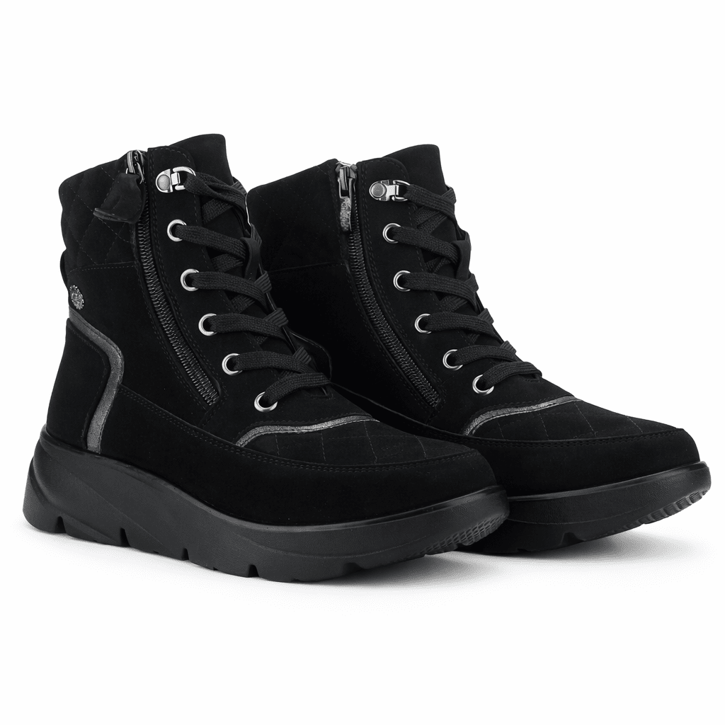 Botin Negro Mujer Casual Chalada Gramy Botines Taco Chalada 