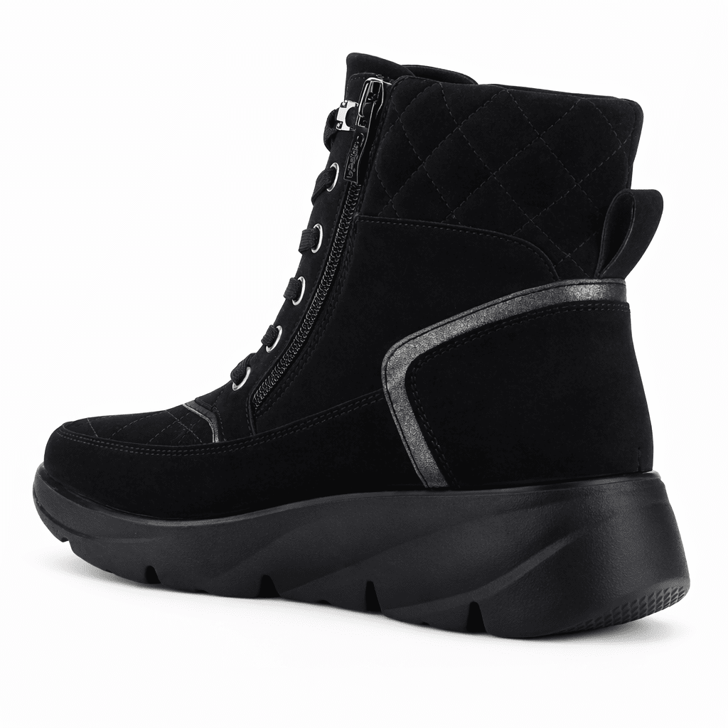 Botin Negro Mujer Casual Chalada Gramy Botines Taco Chalada 