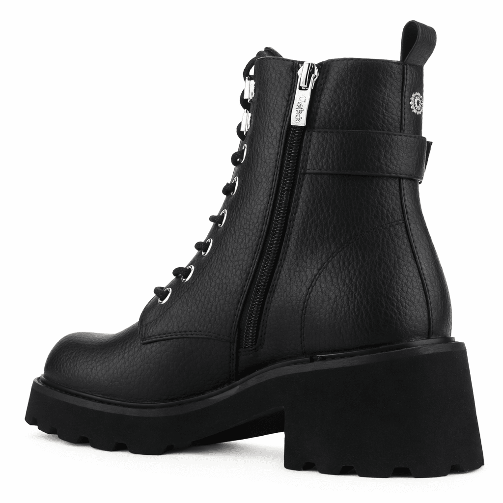 Botin Negro Mujer Casual Chalada Jorky Botines Taco Chalada 