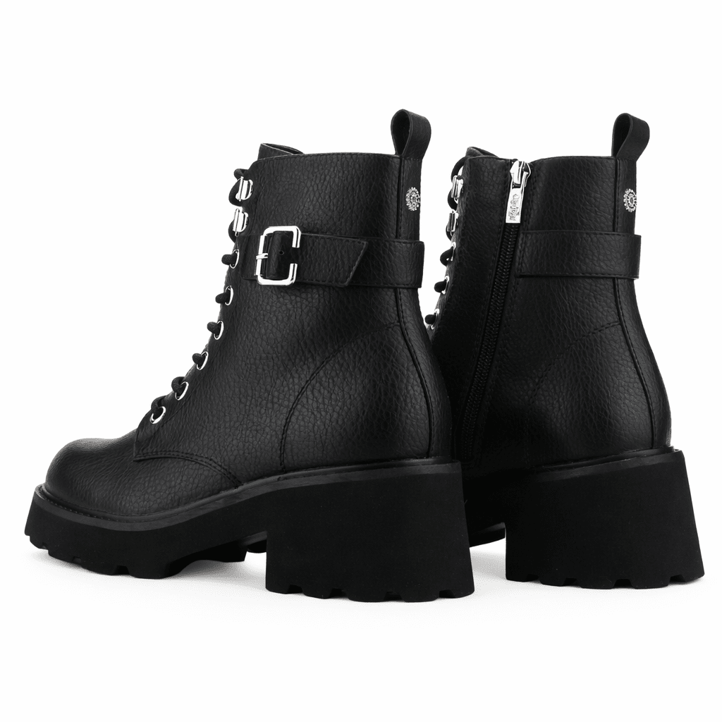 Botin Negro Mujer Casual Chalada Jorky Botines Taco Chalada 