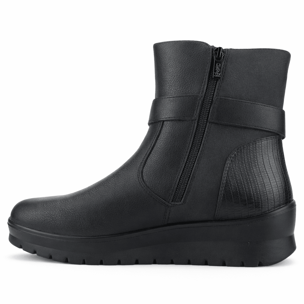 Botin Negro Mujer Casual Chalada Kyrie Botines Taco Chalada 