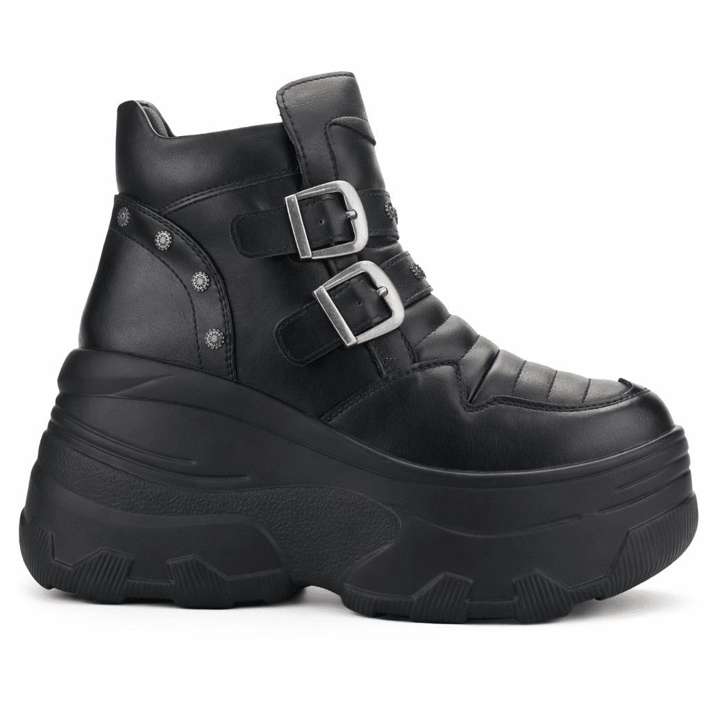 Botin Negro Mujer Casual Chalada Nake Botines Taco Chalada 