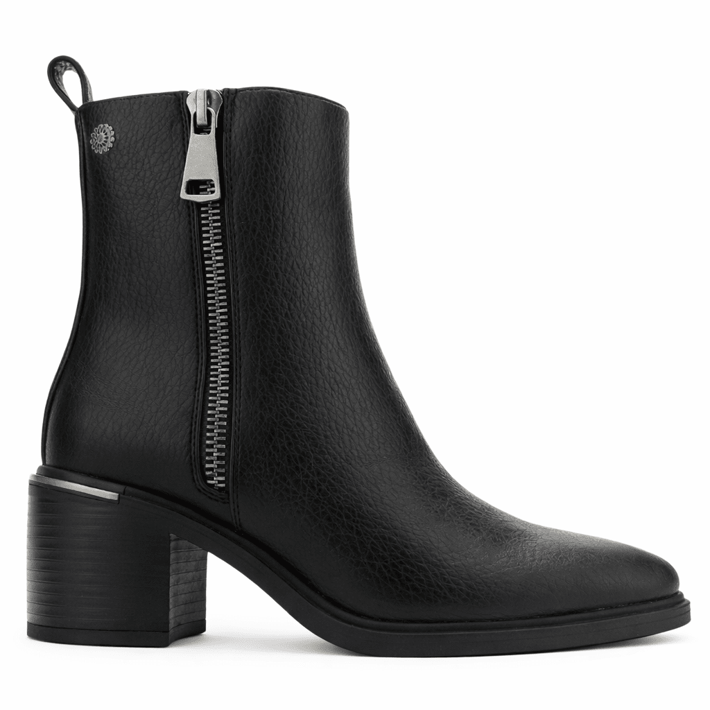 Botin Negro Mujer Casual Chalada Sonora Botines Taco Chalada 
