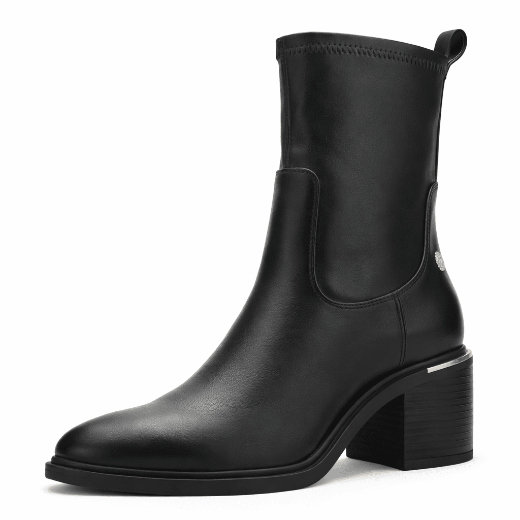 Botin Negro Mujer Casual Chalada Sonora Botines Taco Chalada 