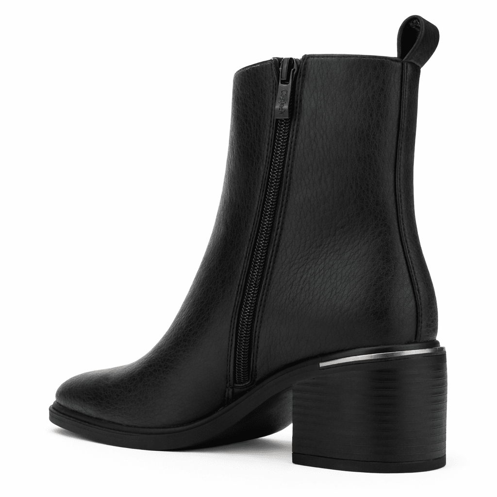 Botin Negro Mujer Casual Chalada Sonora Botines Taco Chalada 