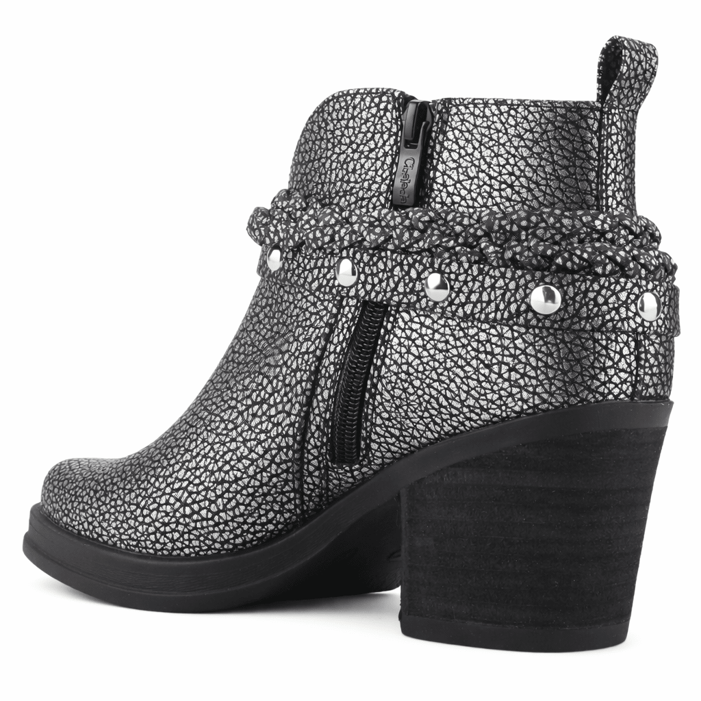 Botin Negro Mujer Casual Chalada Suzie Botines Taco Chalada 