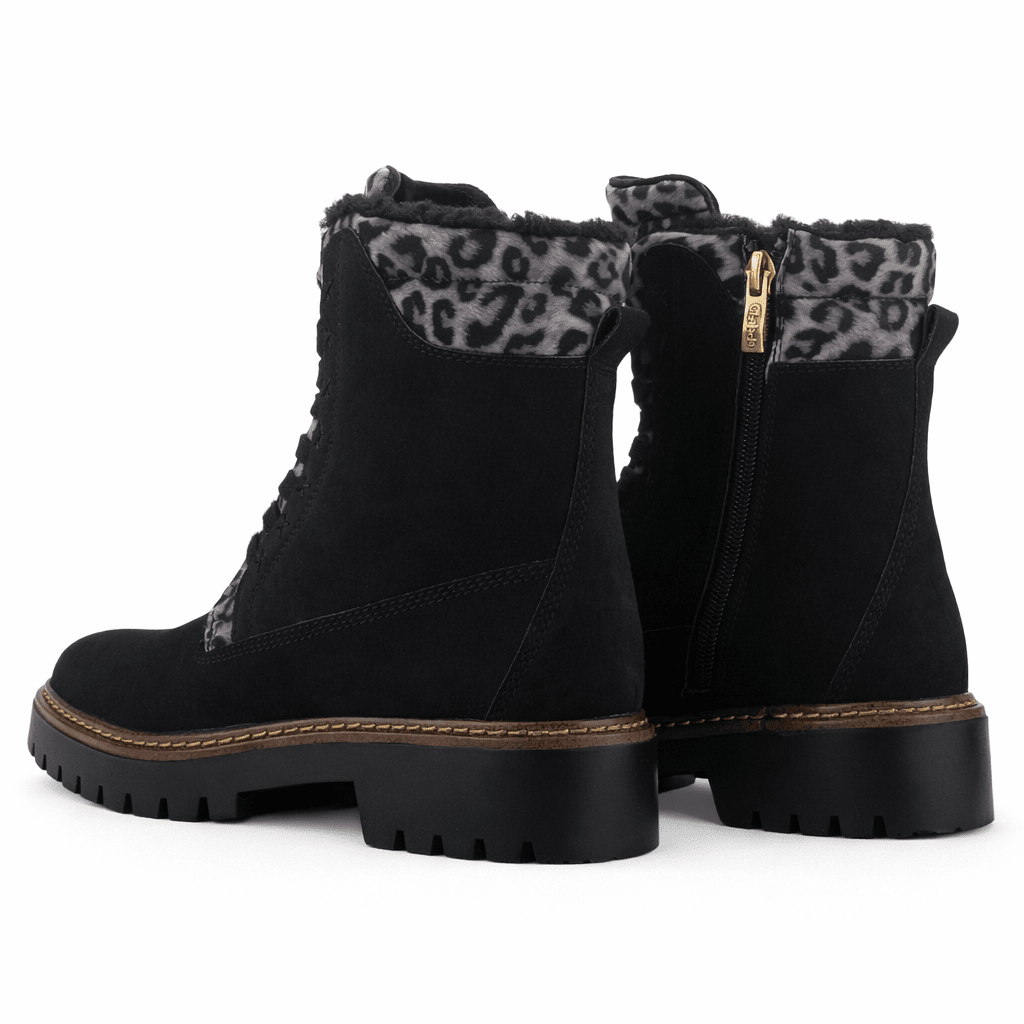 Botin Negro Mujer Casual Chalada Torino Botines Taco Chalada 