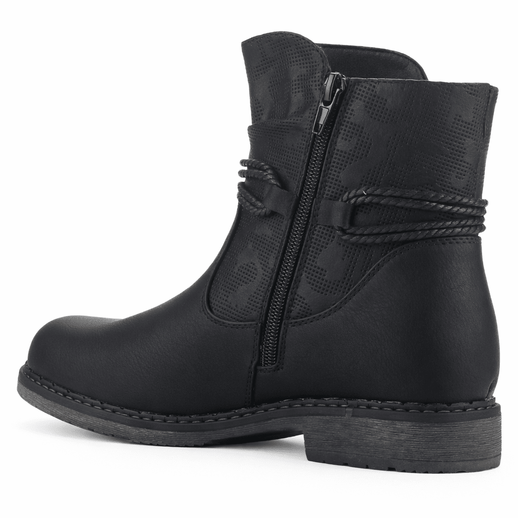 Botin Negro Mujer Casual Chalada Torke Botines Taco Chalada 