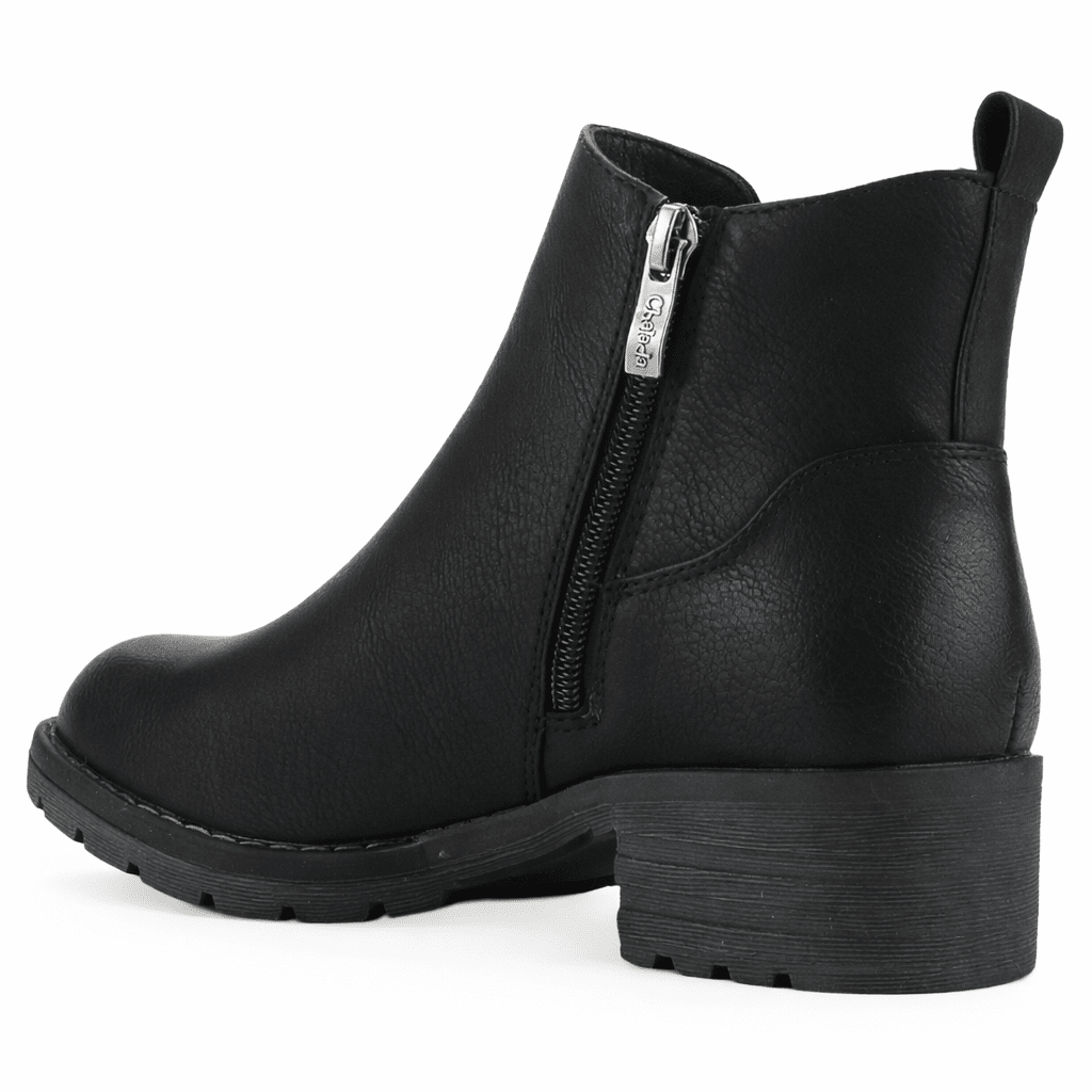 Botin Negro Mujer Casual Chalada Torrinew Botines Taco Chalada 