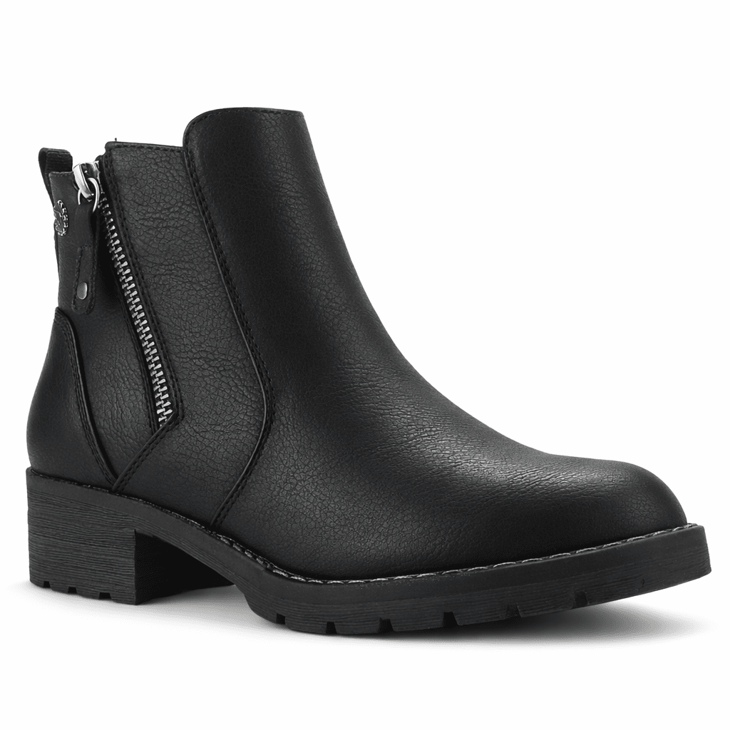 Botin Negro Mujer Casual Chalada Torrinew Botines Taco Chalada 