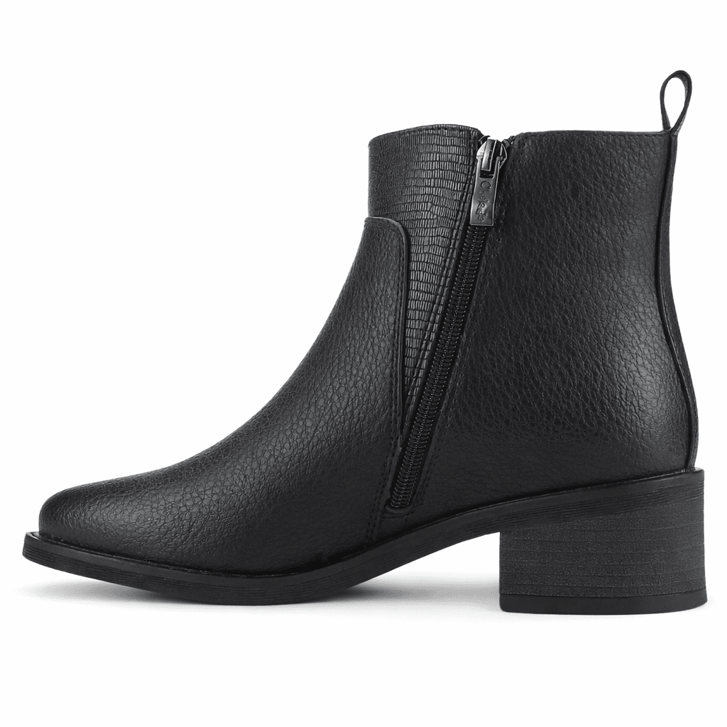 Botin Negro Mujer Casual Chalada Trafa Botines Taco Chalada 